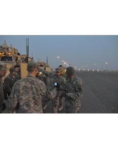 Soldiers safe after crossing over from Iraq to Kuwait